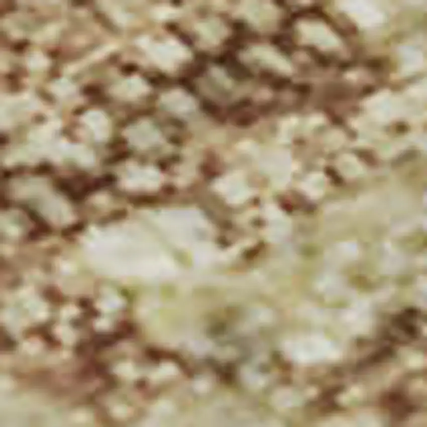 Coral Ivory And Beige Abstract Washable Area Rug With UV Protection Photo 1