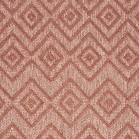 Coral Indoor Outdoor Area Rug Photo 8