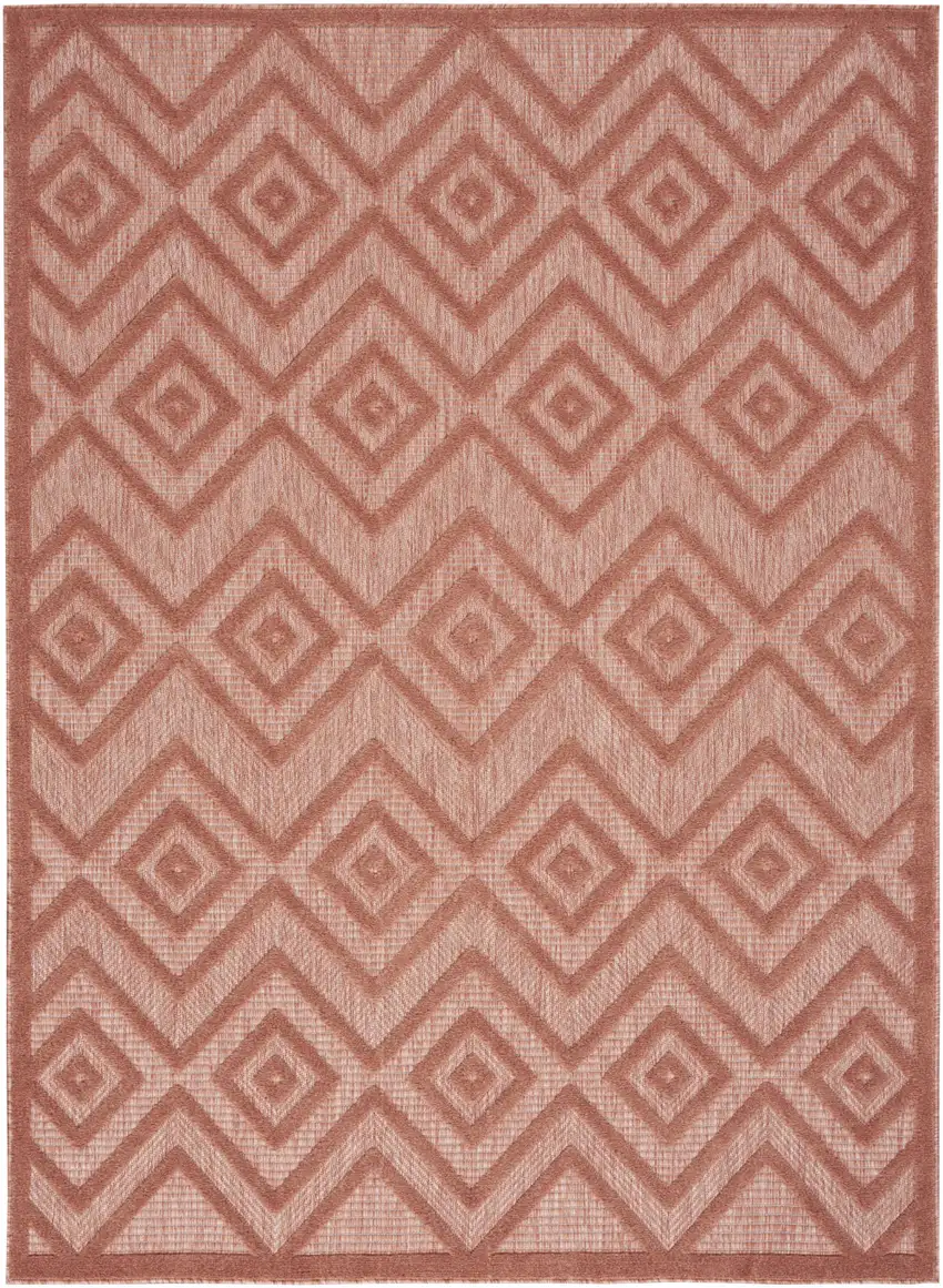 Coral Indoor Outdoor Area Rug Photo 2