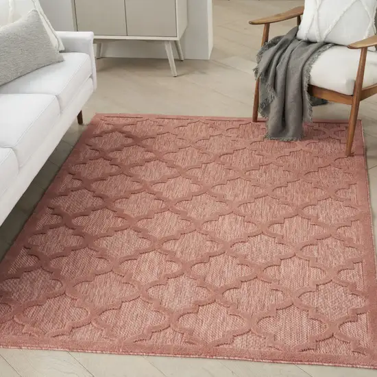Coral Indoor Outdoor Area Rug Photo 6