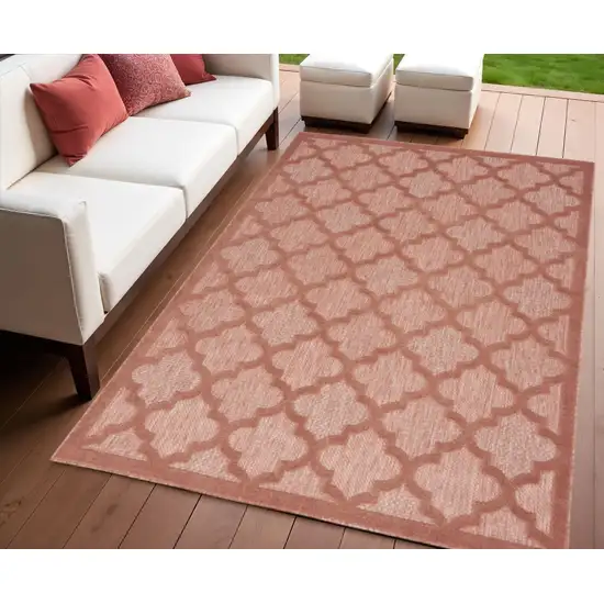 Coral Indoor Outdoor Area Rug Photo 2