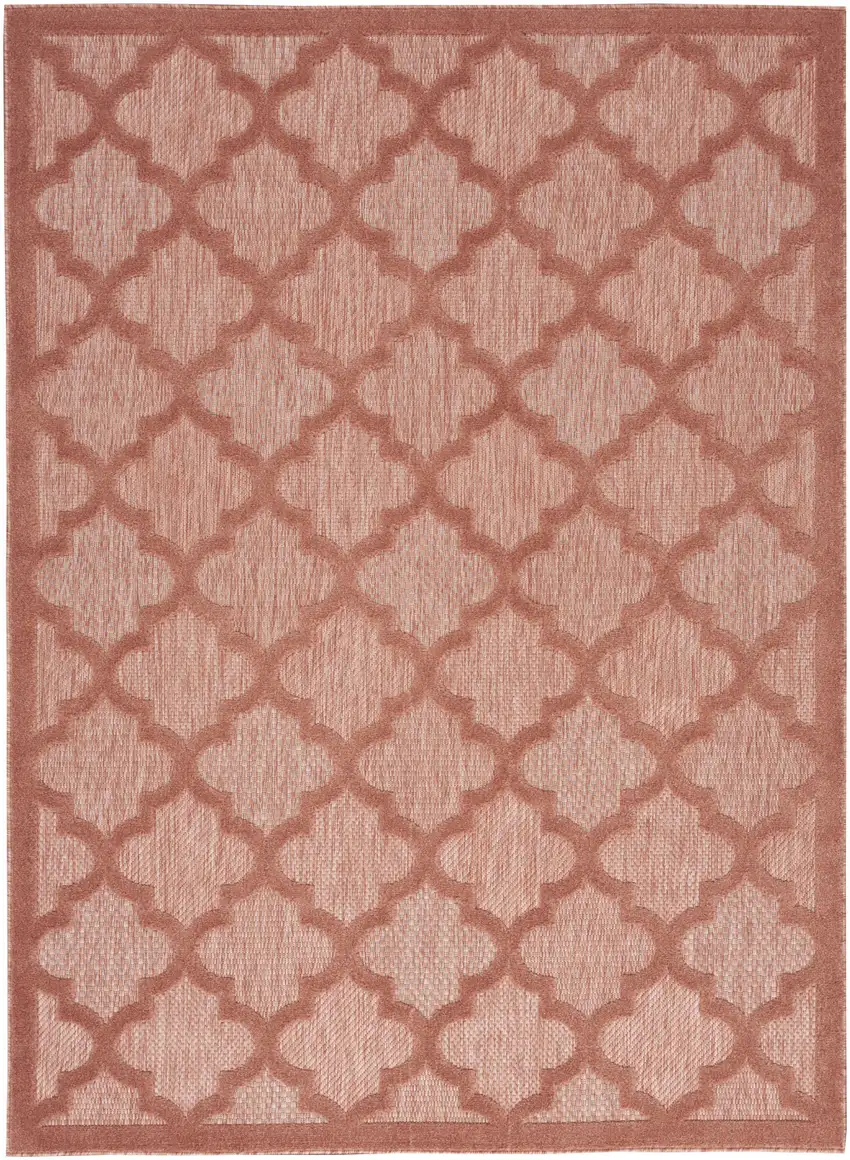 Coral Indoor Outdoor Area Rug Photo 3