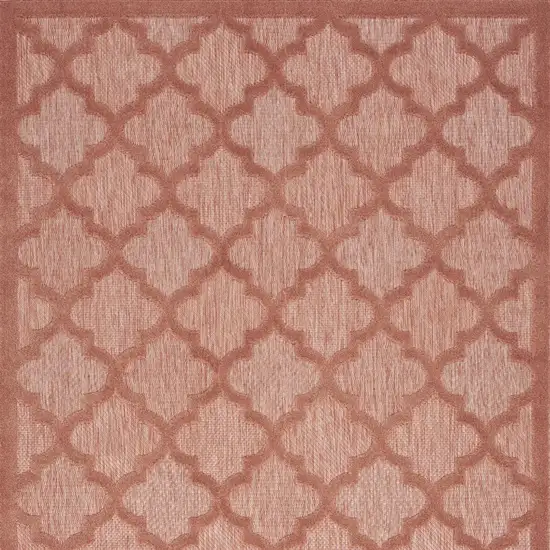 Coral Indoor Outdoor Area Rug Photo 8