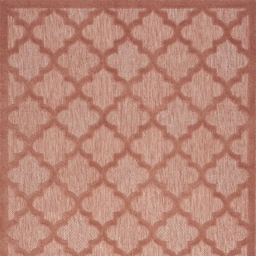 Coral Indoor Outdoor Area Rug Photo 8