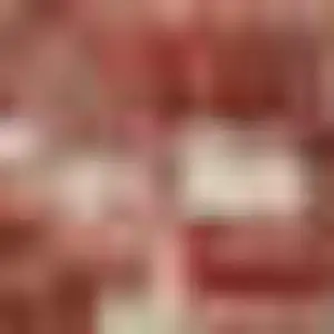 Photo of Coral Wheat And Blue Ombre Washable Area Rug With UV Protection