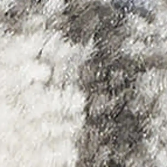 Cream Abstract Area Rug Photo 3