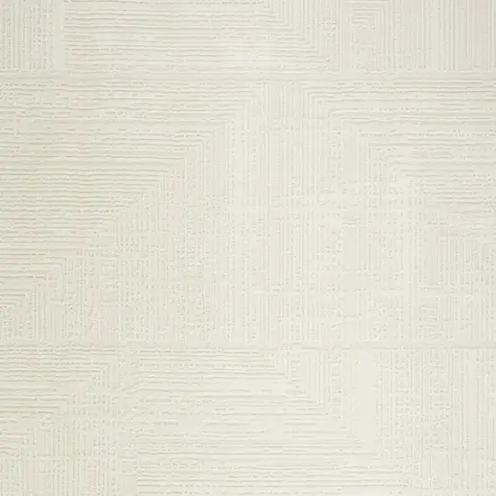 Cream Abstract Area Rug Photo 2