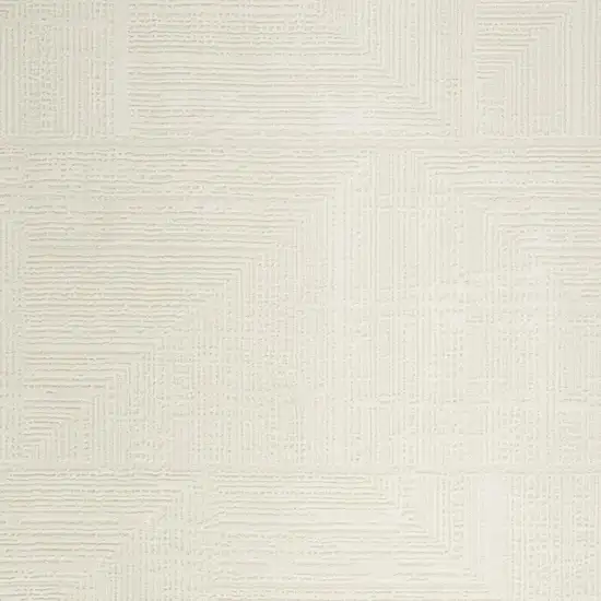 Cream Abstract Area Rug Photo 2