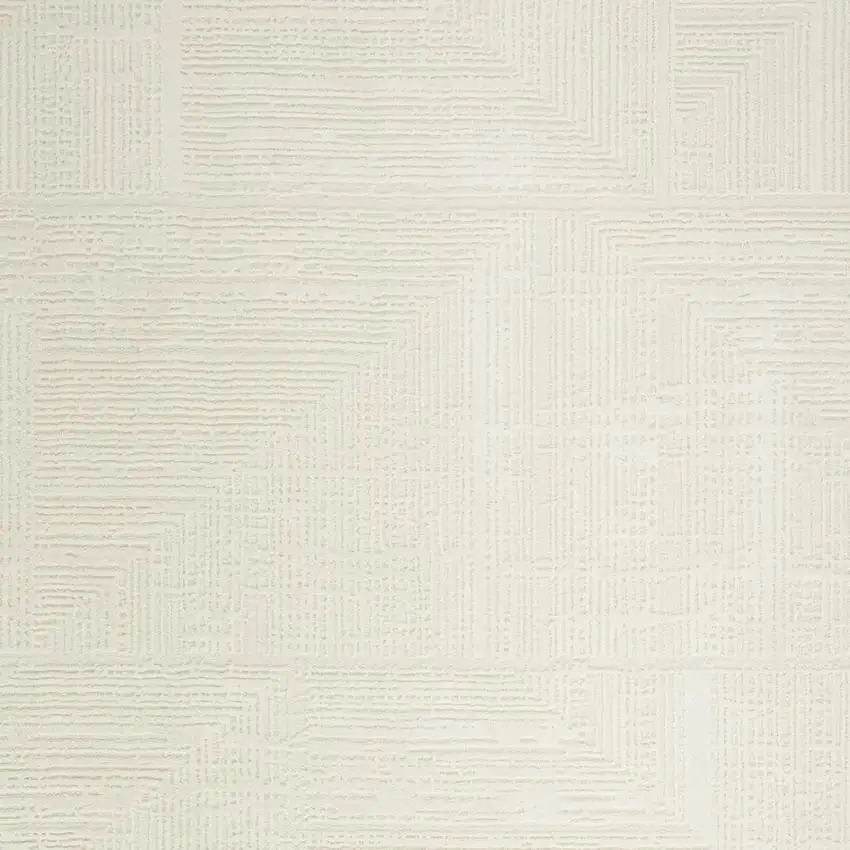 Cream Abstract Area Rug Photo 2