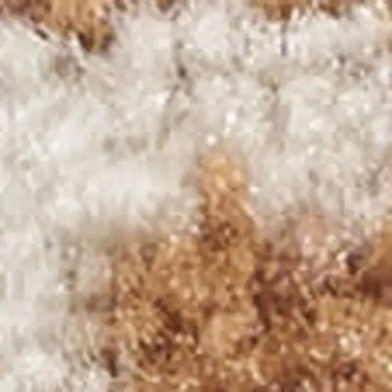 Cream Abstract Area Rug Photo 2