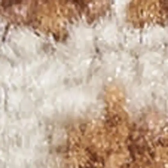 Cream Abstract Area Rug Photo 2