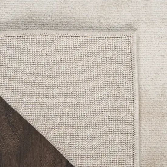 Cream Abstract Area Rug Photo 8