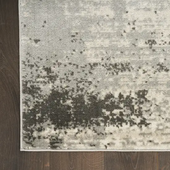 Cream Abstract Area Rug Photo 7