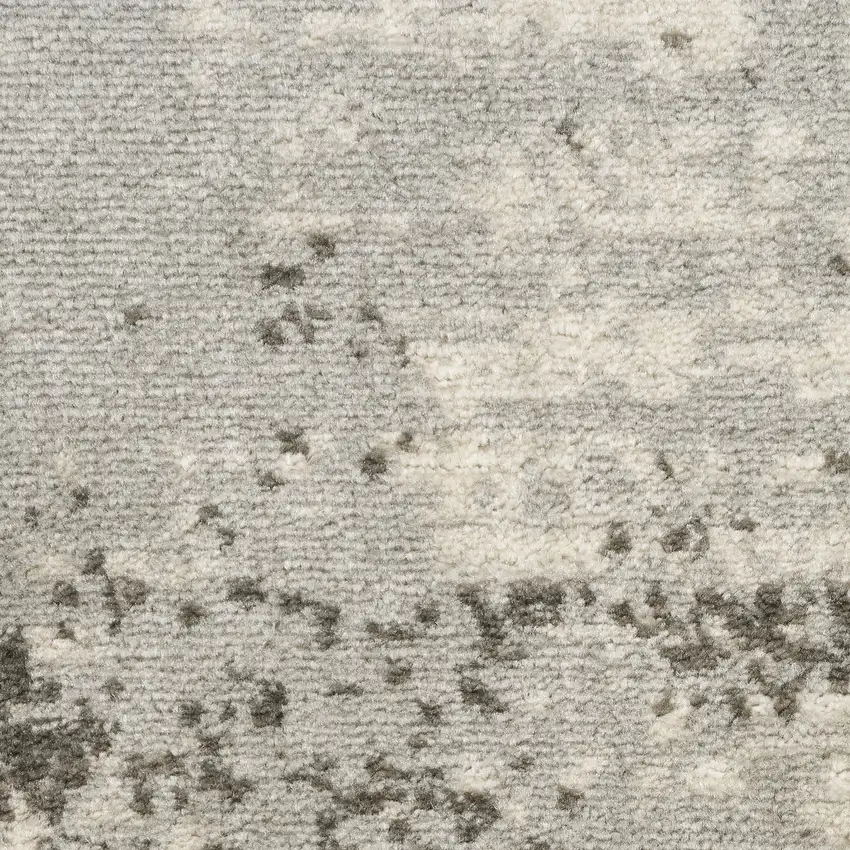 Cream Abstract Area Rug Photo 8