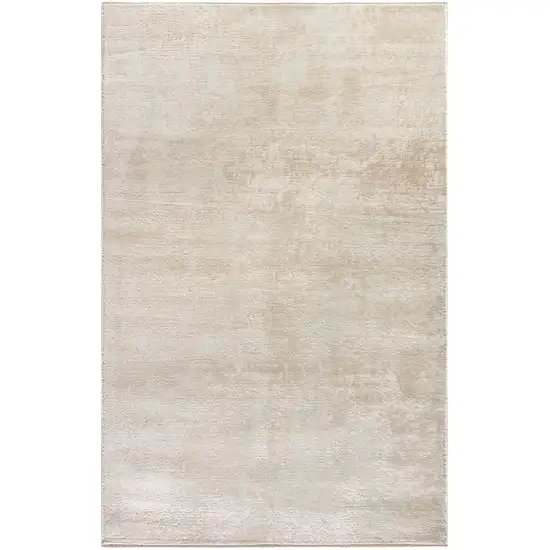 Cream Abstract Area Rug Photo 8