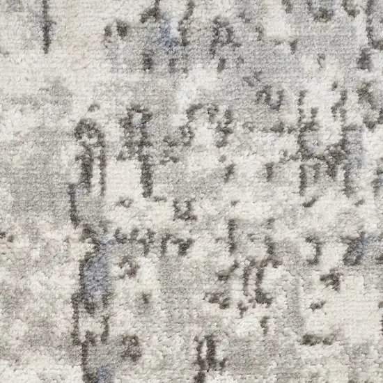 Cream Abstract Power Loom Area Rug Photo 4