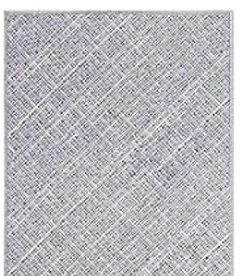 Cream Abstract Power Loom Washable Non Skid Runner Rug Photo 6
