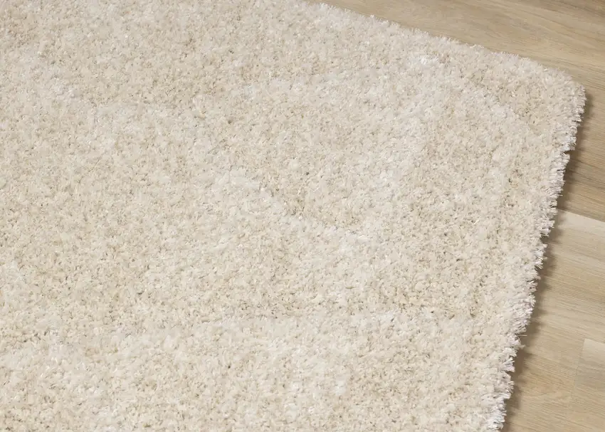 Cream And Beige Geometric Area Rug Photo 6