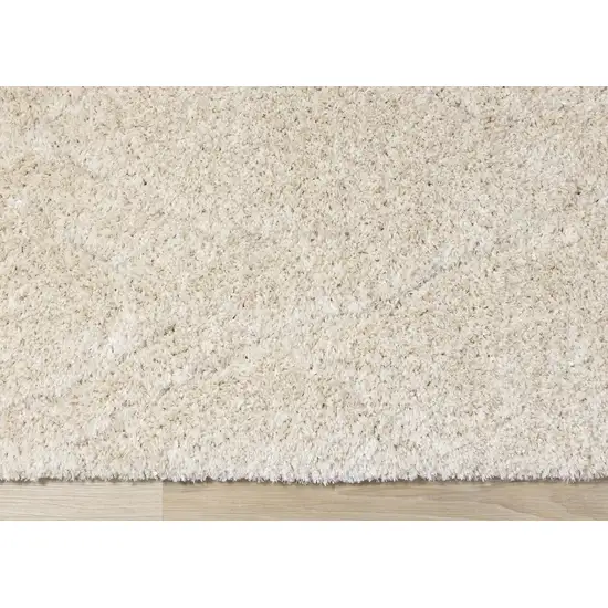 Cream And Beige Geometric Area Rug Photo 9