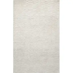 Photo of Cream And Beige Geometric Area Rug