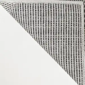 Photo of Cream And Black Geometric Indoor Outdoor Area Rug