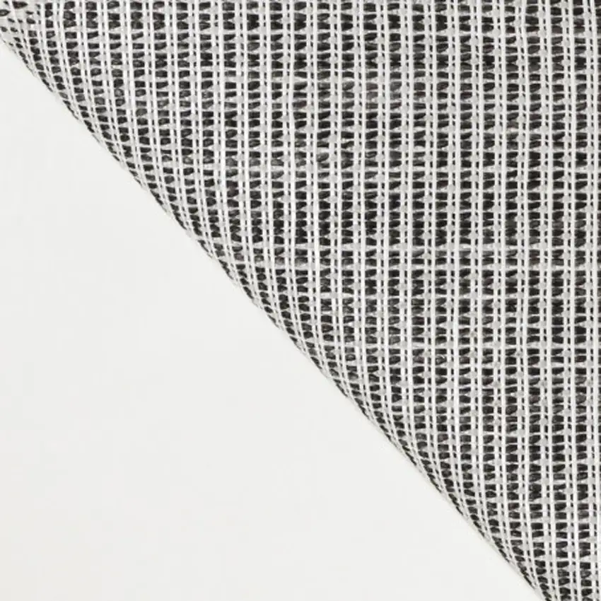 Cream And Black Geometric Indoor Outdoor Area Rug Photo 1