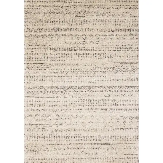 Cream And Brown Tribal Area Rug Photo 2