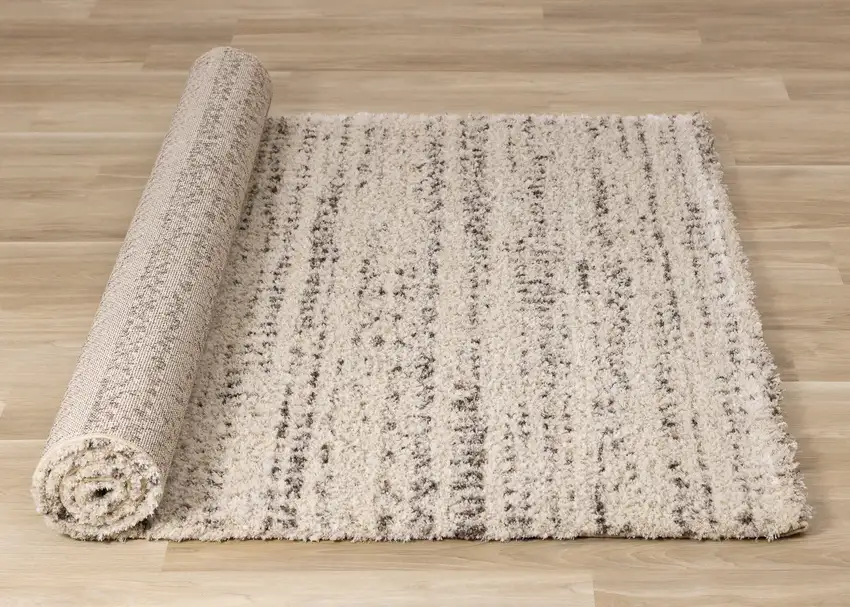 Cream And Brown Tribal Area Rug Photo 9
