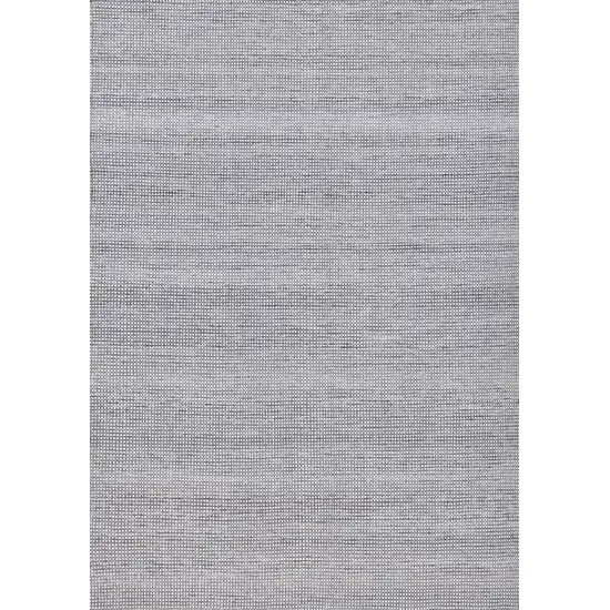 Cream And Gray Abstract Hand Woven Area Rug Photo 5