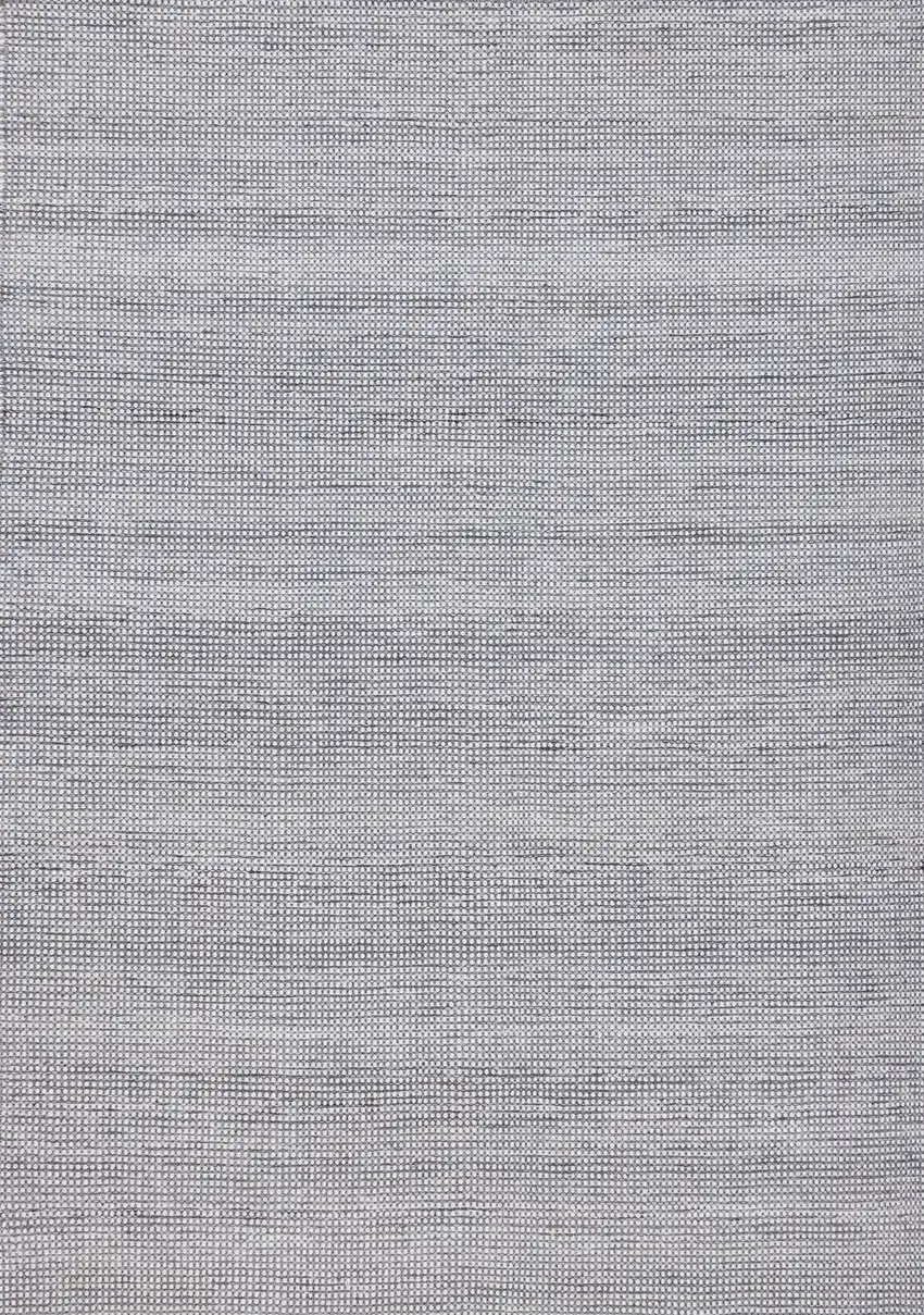 Cream And Gray Abstract Hand Woven Area Rug Photo 5