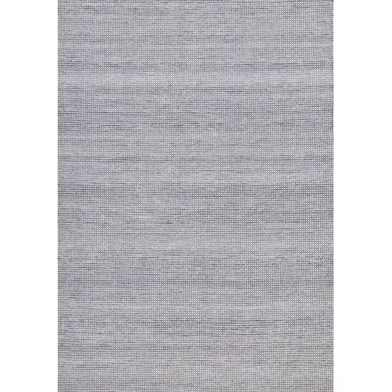 Cream And Gray Abstract Hand Woven Area Rug Photo 2
