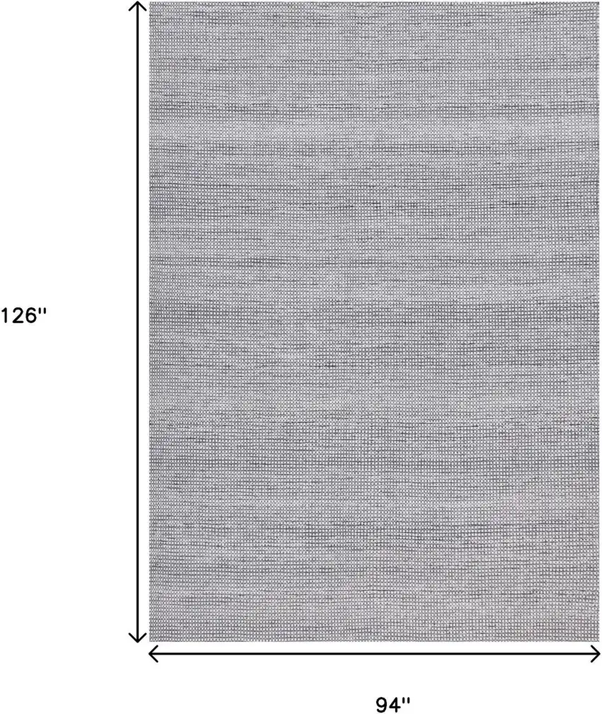 Cream And Gray Abstract Hand Woven Area Rug Photo 3
