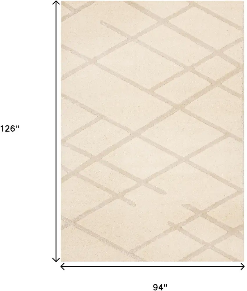 Cream Area Rug Photo 3