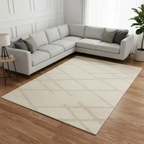 Cream Area Rug Photo 1