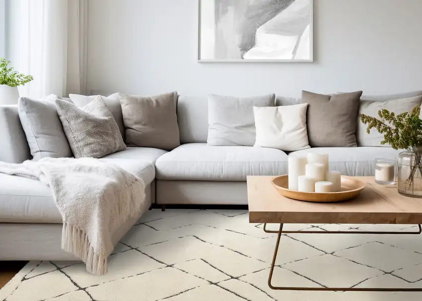 Cream Area Rug Photo 6