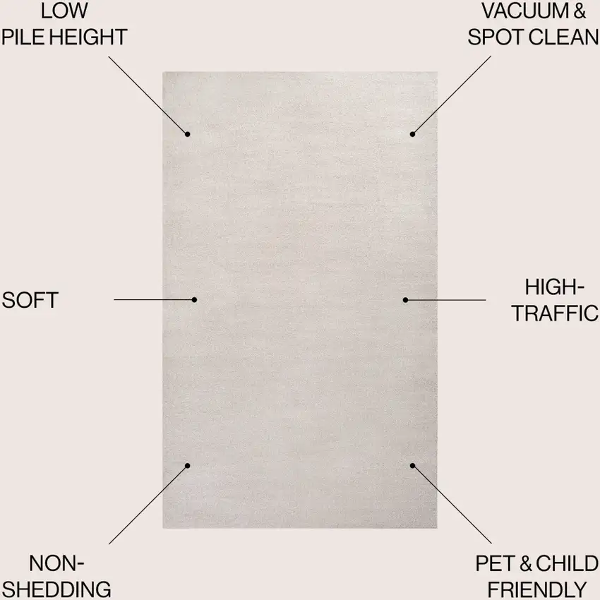 Cream Area Rug Photo 9