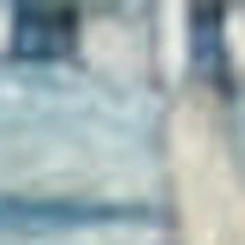 Cream Black and Gray Abstract Area Rug Photo 3