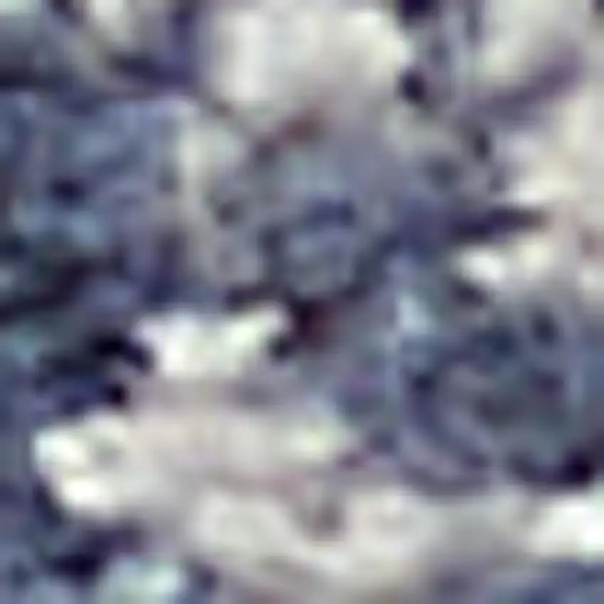 Cream Blue And Light Blue Abstract Non Skid Area Rug Photo 2