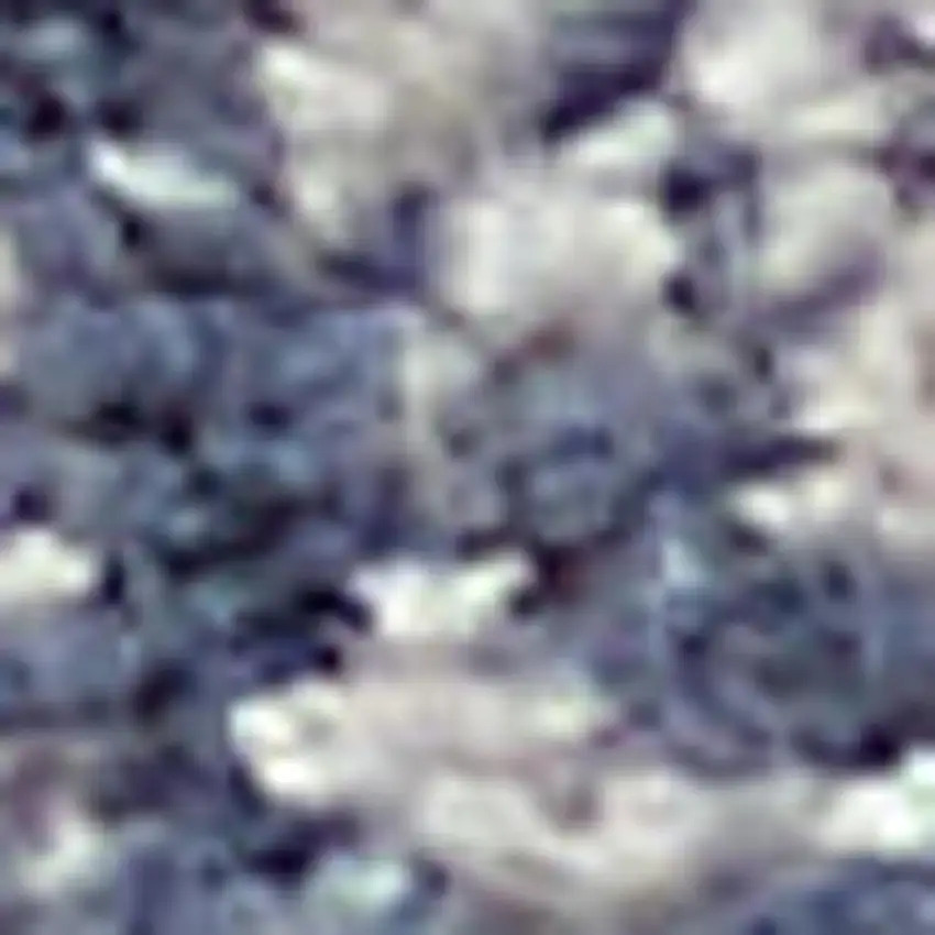 Cream Blue And Light Blue Abstract Non Skid Area Rug Photo 2