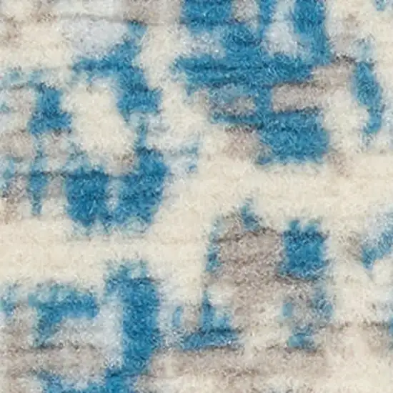 Cream Damask Power Loom Area Rug Photo 3