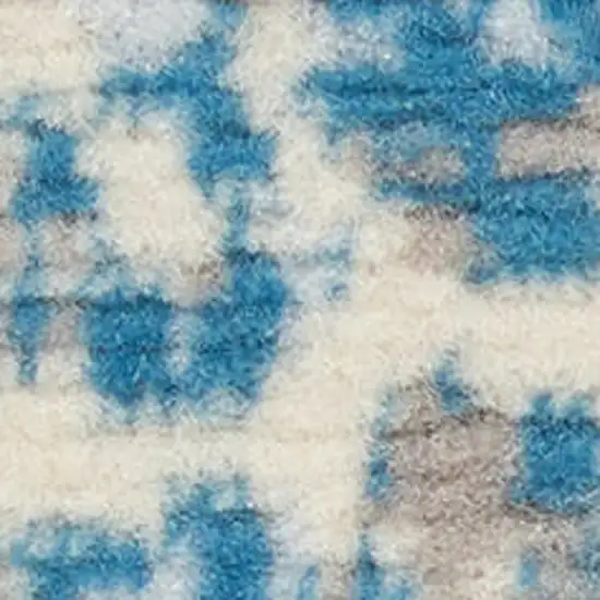 Cream Damask Power Loom Area Rug Photo 1