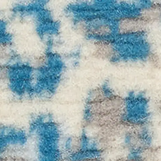 Cream Damask Power Loom Area Rug Photo 1