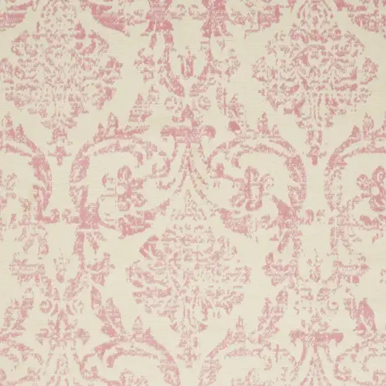 Cream Damask Power Loom Area Rug Photo 3