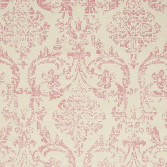 Cream Damask Power Loom Area Rug Photo 3