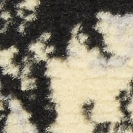 Cream Damask Power Loom Area Rug Photo 1