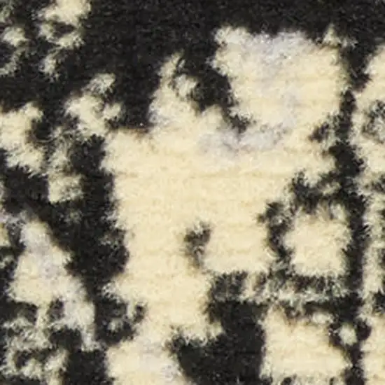 Cream Damask Power Loom Area Rug Photo 3