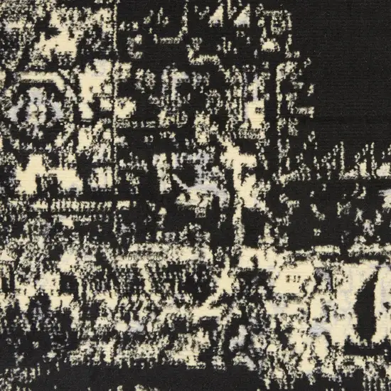 Cream Damask Power Loom Area Rug Photo 4