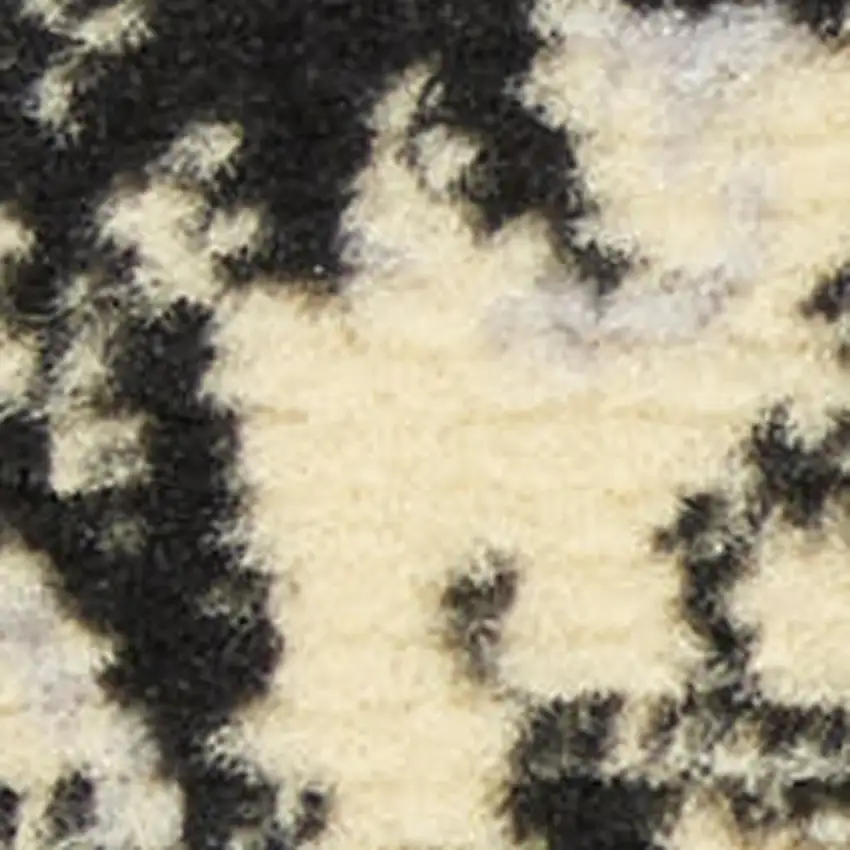 Cream Damask Power Loom Area Rug Photo 1