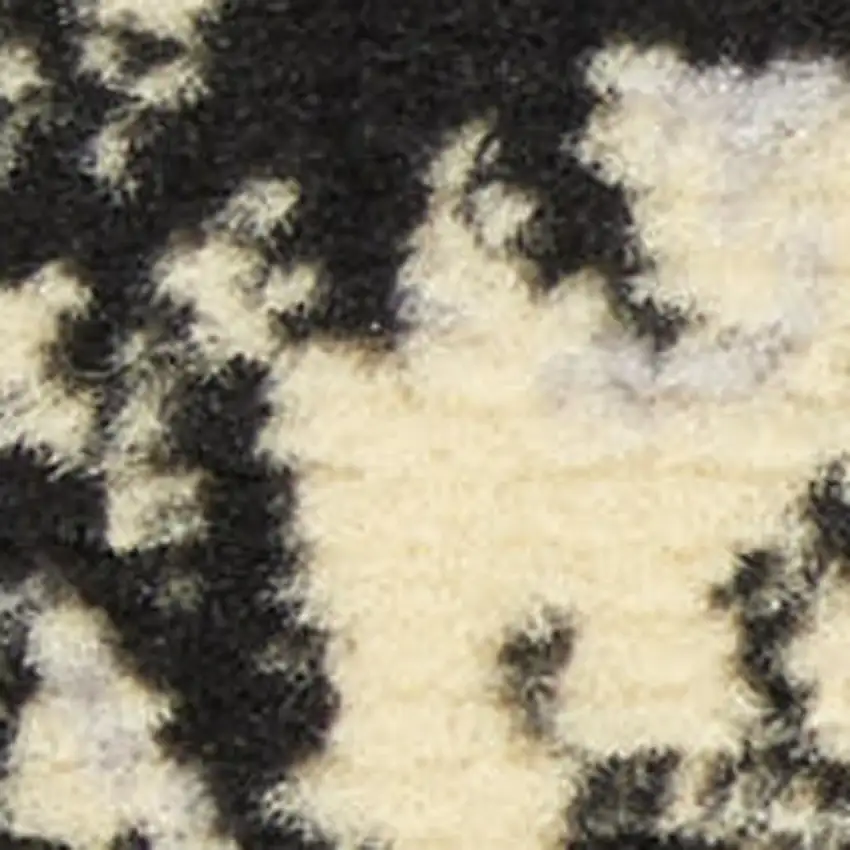 Cream Damask Power Loom Area Rug Photo 1