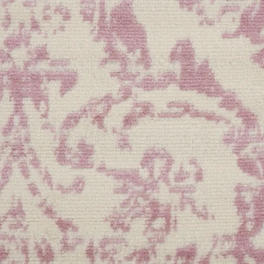 Cream Damask Power Loom Area Rug Photo 3